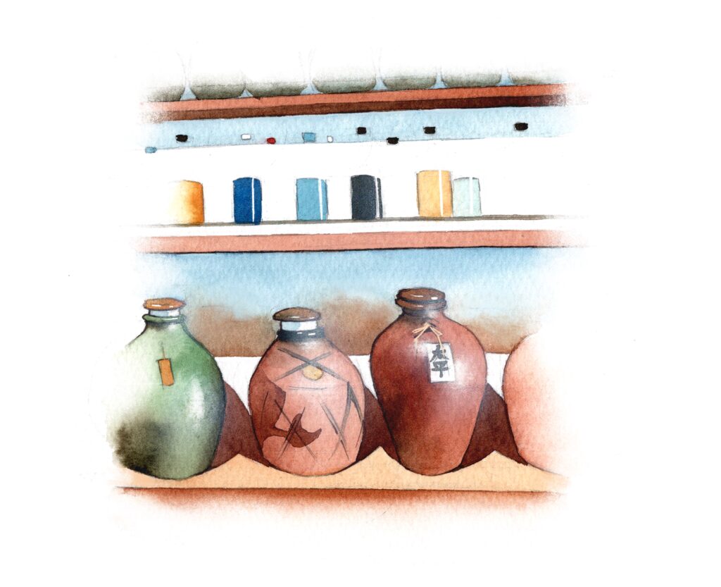 #絵 #イラスト #illust #illustration #art #watercolor #水彩イラスト #透明水彩 #カットイラスト #雑誌 #イラストカット #painting #イラストレーター #人物イラスト #リアルタッチ #酒場 #食べ物イラスト #酒 #food #bar #brutus
